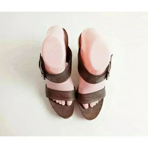 Donald J Pliner Womens Ghita Espadrilles Sandals Brown Open Toe Metallic 9.5 M